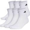 Adidas 6PK Men's Quarter Socks