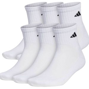 Adidas 6PK Men's Quarter Socks