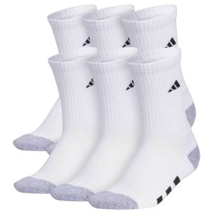 Adidas 6PK Youth Kids' Crew Socks