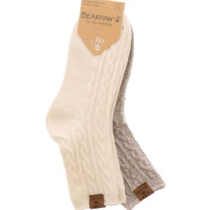 Bearpaw 2-Pack Super Soft Women's Anklet Socks