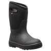 Bogs Classic II Solid Black Youth Boys' (1-7) Rainboot