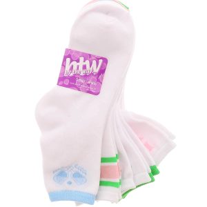BTW 5-Pack Pickle Ball Women's Ankle Socks