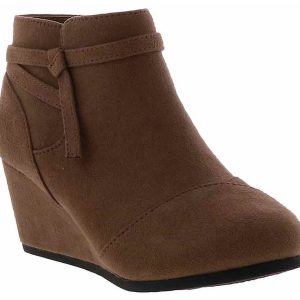BTW Iris Tie Youth Girls’ (13-5) Wedge Bootie