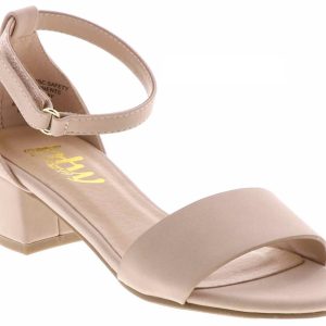 BTW London Nude Youth Girls' (11-5) Heeled Sandal
