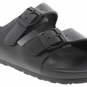 BTW Trey Two Band Women's Sandal - Black