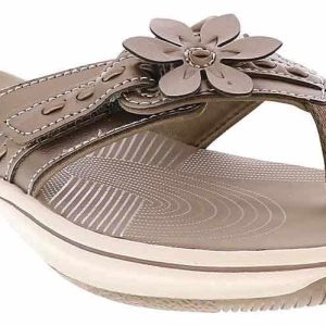 Clarks Breeze Opal Pewter Cloudstepper Women’s Sandal