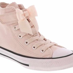 Converse Chuck Taylor All Star Ruffles and Bows Youth Girls’ (11-3) Hi-Top Sneaker