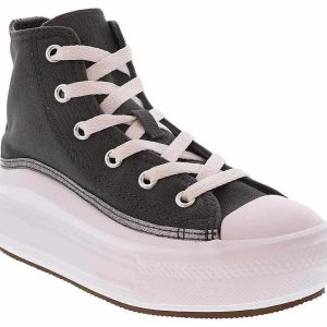 Converse Chuck Taylor All Star Move Glitter Junior Girls' (4-7) Hi-Top Platform Sneaker