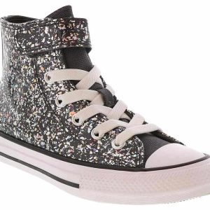 Converse Chuck Taylor All Star Glitter Easy-On Youth Girls' (11-3) Hi-Top Sneaker