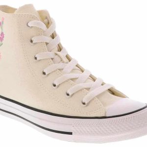 Converse Chuck Taylor All Star Floral Junior Girls’ (4-7) Hi-Top Canvas Sneaker