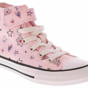 Converse Chuck Taylor All Star Doodle Youth Girls’ (11-3) Hi-Top Canvas Sneaker