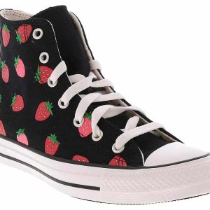Converse Chuck Taylor All Star Strawberries Junior Girls’ (4-7) Hi-Top Canvas Sneaker