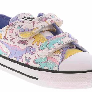 Converse Chuck Taylor All Star Dino Party Toddlers Girls’ (7-10) Canvas Sneaker