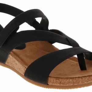 Euro Soft by Sofft Gianetta Women’s Comfort Wedge Sandal Black