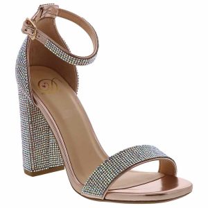 Heart In D Styles Penny Iridescent Women’s Fashion Heel
