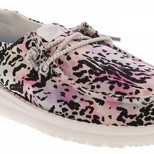 HEYDUDE Wendy Leopard Youth Girls' (13-6) Casual Shoe