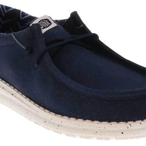 HEYDUDE Wally Stretch Canvas Youth Boys’ (11-7) Casual Shoe