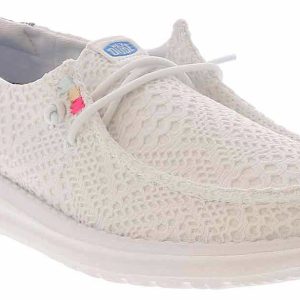 HEYDUDE Wendy Boho Crochet Youth Girls' (12-4) Casual Shoe