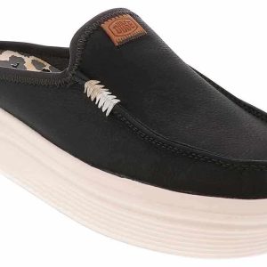 HEYDUDE Austin Lift Leather Women’s Platform Shoe