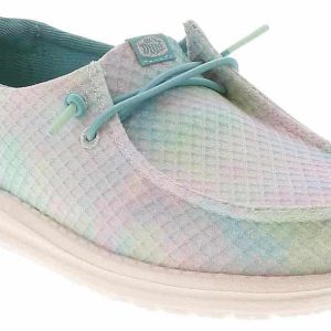 HEYDUDE Wendy Mermaid Shimmer Youth Girls’ (11-4) Casual Shoe