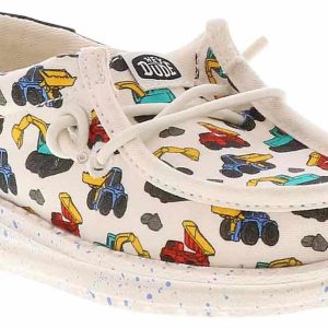 HEYDUDE Wally Trucks Construction Todddler Boys' (5-10) Casual Shoe