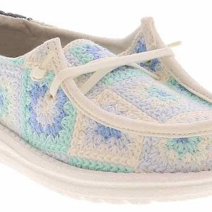 HEYDUDE Wendy Cottage Crotchet Youth Girls’ (11-3) Casual Shoe