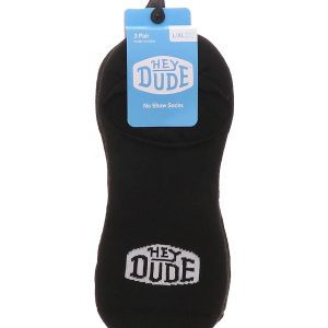 HEYDUDE 3PK Unisex No-Show Socks