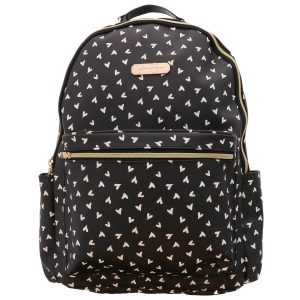 Jessica Simpson All Over Black Heart Backpack