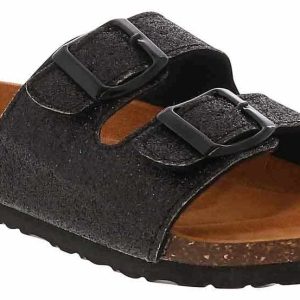 Kensie Girl Shine Youth Girls’ (11-5) Footbed Sandal