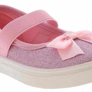 Oomphies Quinn Pink Glitter Toddler Girls’ (5-10) Casual Shoe