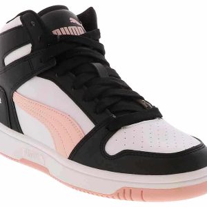 Puma Rebound Layup Junior Girls’ (4-7) Hi-Top Sneaker