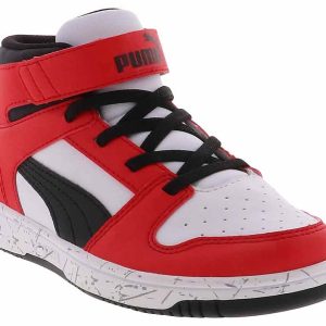 Puma Rebound Layup SL Scratch Youth Boys’ (11-3) Hi-Top Athletic Sneaker