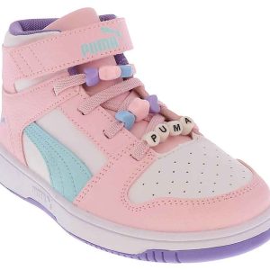 Puma Rebound Layup Friend Bracelet Youth Girls’ (11-3) Hi-Top Sneaker