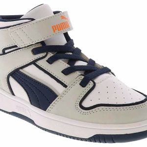 Puma Rebound Layup Outlined Youth Boys' (11-3) Hi-Top Sneaker