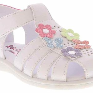 Rachel May White Fisherman Toddler Girls’ (5-10) Sandal