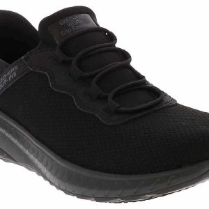 Skechers Slip-Ins Bobs Sport Squad Women's Wide-Width Slip Resistant Work Shoe