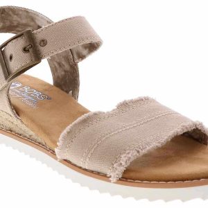 Skechers Bobs Desert Kiss Adobe Princess Women’s Wedge Sandal