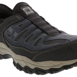 Skechers Slip-Ins Cankton Men’s Wide-Width Steel Toe Work Shoe