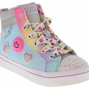 Skechers Twinkle Toes Twi-Lites 2.0 Youth Girls' (11-3) Hi-Top Light Up Sneaker