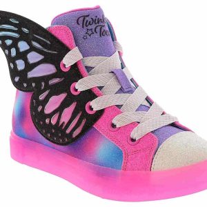 Skechers Twinkle Sparks Ice Youth Girls’ (11-3) Light Up Hi-Top Sneaker