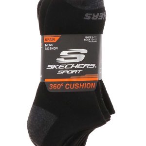 Skechers 6PK 360 Sport Men's No-Show Socks