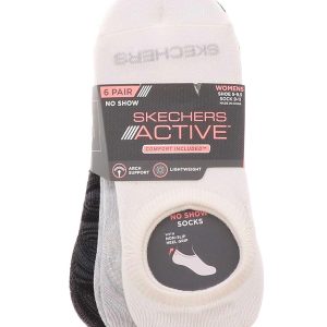 Skechers Active 6PK Women’s No-Show Socks