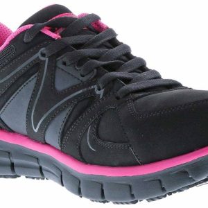 Skechers Suede Synergy Sandlot Women's Alloy Toe Work Shoe