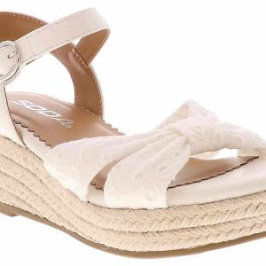 Soda Dorothy Eyelet Youth Girls' (11-3) Wedge Sandal
