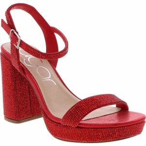 Sugar Valentia Red Stones Women’s Fashion Heel