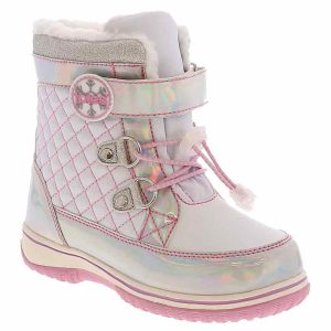 Totes Galactica White Youth Girls’ (11-3) Snow Boot