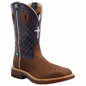 Twisted X 12 Inch Western Pullon Men’s Alloy Toe Work Boot