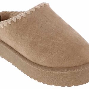 Union Bay Phallon Taupe Women’s Platform Slipper